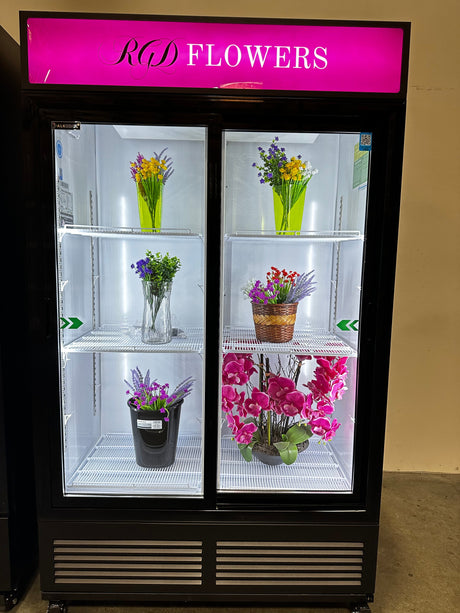 Enhance Your Floral Business with the NAFCOOL GDR47: The Ultimate Refrigerated Flower Display Case