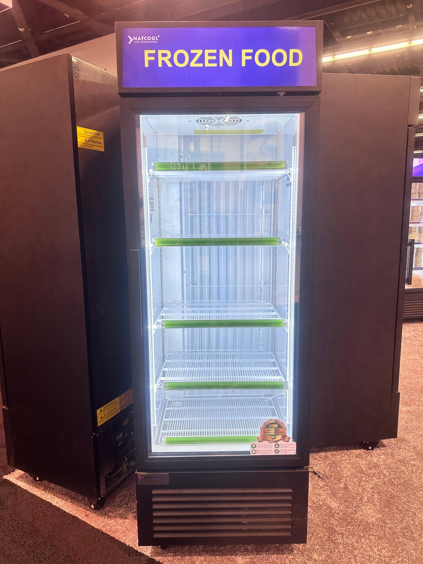 Glass Door Commercial Refrigerator 