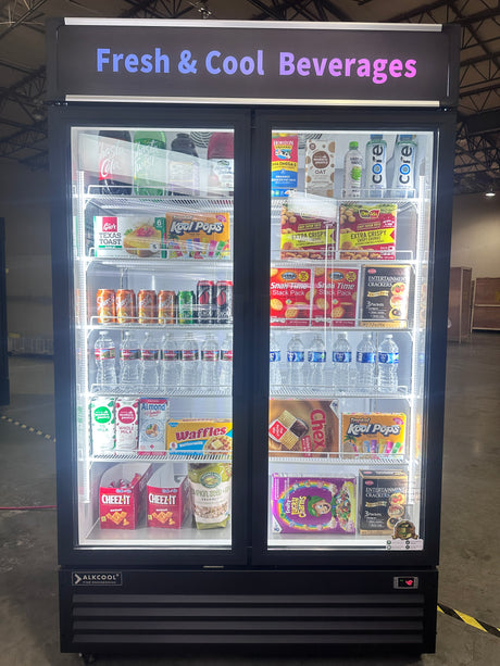 Glass Door Commercial Refrigerator