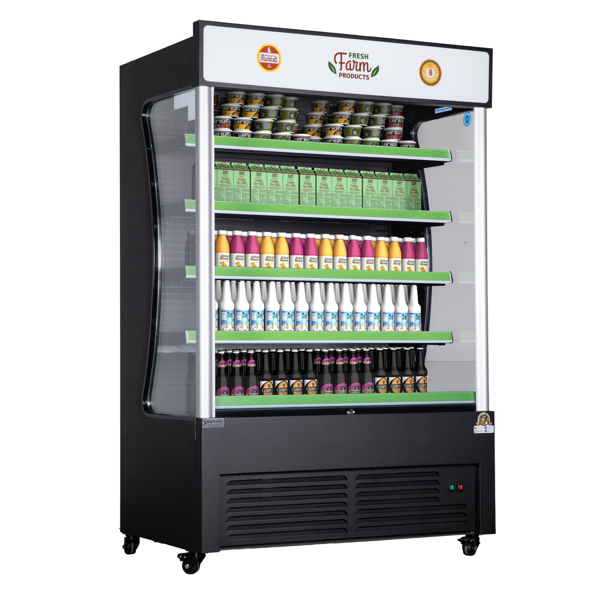OFC46HE  53'' wide Open Air Merchandiser Grab& Go display Refrigerator
