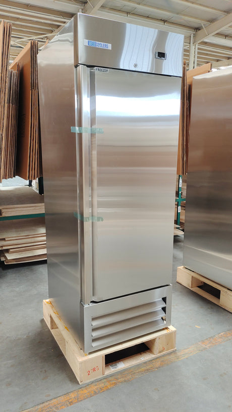 RI-27F 27" Stainless Steel Solid Door Reach-In Freezer