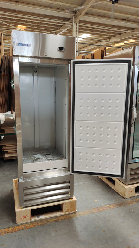 RI-27F 27" Stainless Steel Solid Door Reach-In Freezer