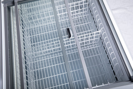 Supermarket Glass Top Display island Freezer 05